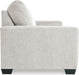 White Queen Upholstered Sleeper Sofa With GelMemoryFoam