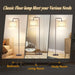 LED Floor Lamp for Living Room, 3 Color Temperature, with Foot Switch, 9W Bulb Included, Oil Rubbed Bronze