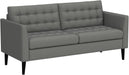 Alderbrook Loveseat Long Para Sala Love Seats Furniture Sofa in a Box Small Area Couches for Living Room, Standard, Light Grey