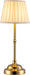 Portables Cordless Table Lamp, Fabric Shade Desk Lamp, 4000Mah Rechargeable Battery Powered Lighting, Dimmable Light for Dining Room, Bedroom, Bedside, Bar, Night Light, Camping, Balcony (Gold)