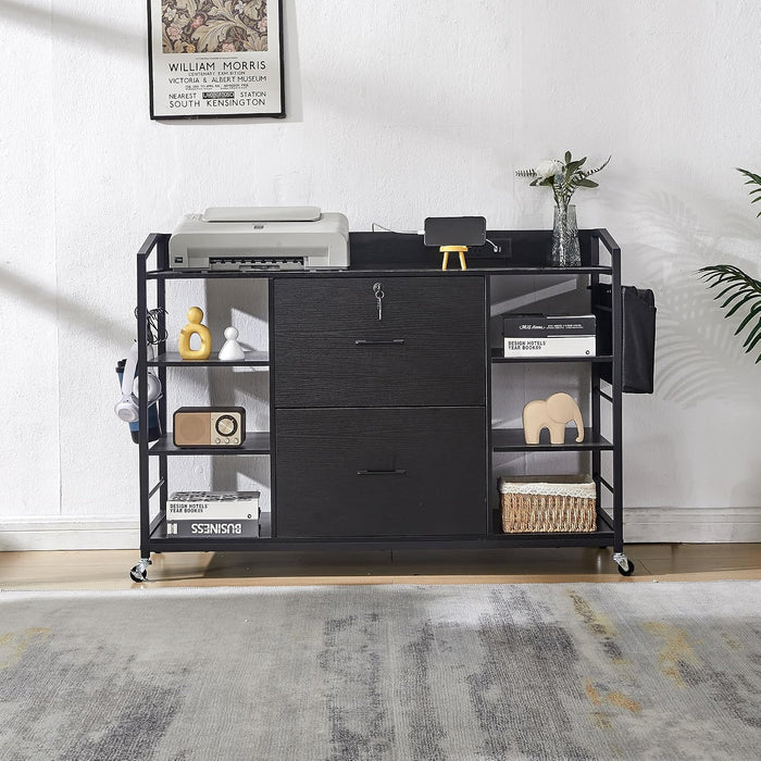 45 Inch IndustrialGrade Filing Cabinet With Locking