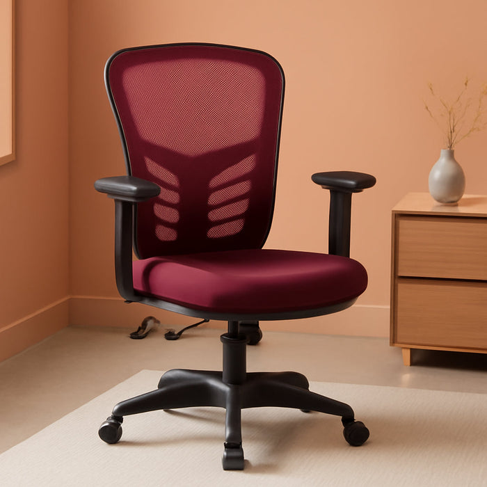 Articulate Ergonomic Mesh Office Chair in Red