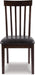 Signature Design by Ashley Hammis Dining Chair, Set of 2, Dark Brown