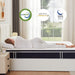 Twin Mattress, 10 Inch Memory Foam Hybrid Mattress in a Box with Independent Spring for Motion Isolation and Pressure Relief, Comfortable Medium Firm