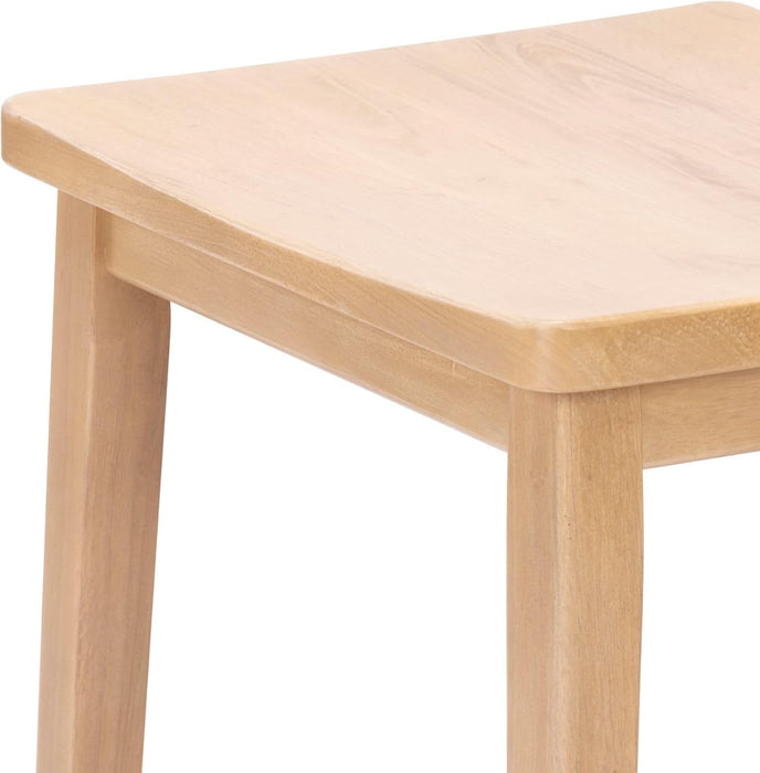 Smythe Bar Stool, Counter Height, Set of 2, Blonde | Minimalist Design, Low-Voc Finishes, Easy Assembly, Smart Style