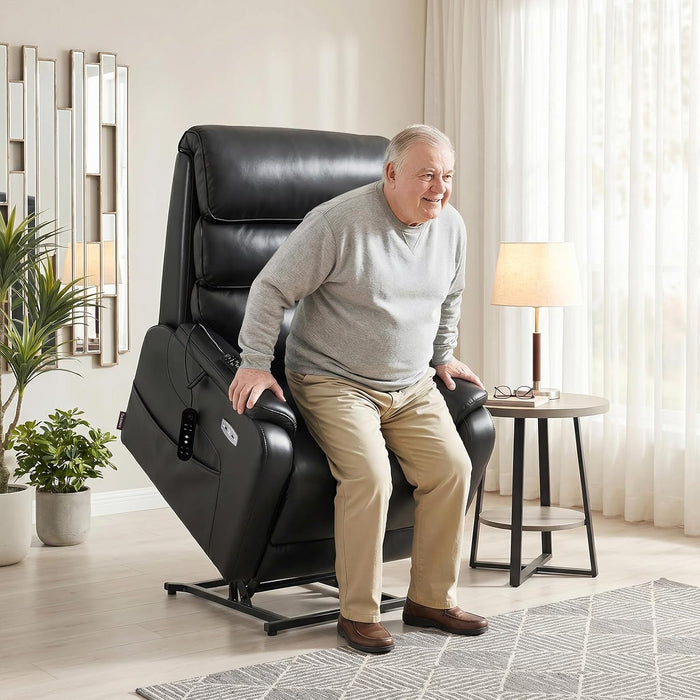 Dual Motor Power Lift Recliner Chair for Elderly with Heat & Massage