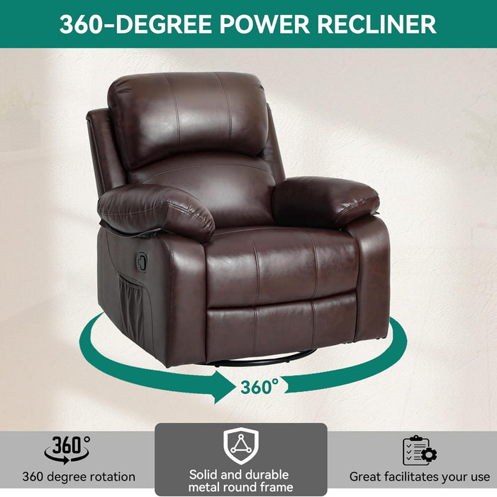 Oversized Recliner with Massage and Heat