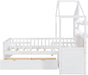 White Kids Twin Montessori PlatformBed Frame Collection