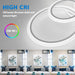 Dimmable LED Ring Ceiling Light Fixture UltraWhite