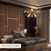 Gold Brushed Brass Sputnik Chandelier Elegant Lights