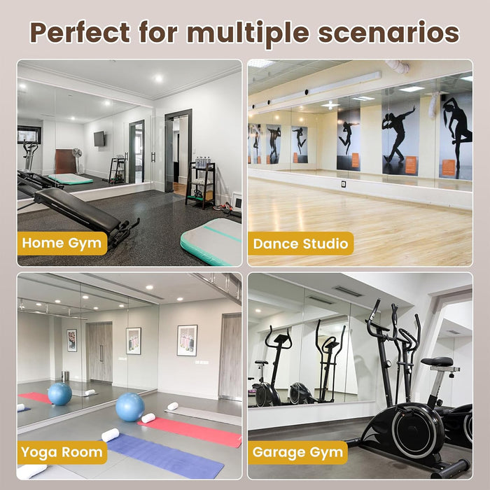 Home Gym Mirror 56"X24", 2 PCS