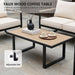 Modern Patio Furniture Set, 4 Pieces Outdoor Conversation Set