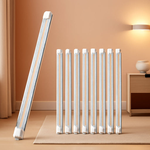 LED Shop Light 4FT, 6000K 50W 7500Lm Linkable Utility Ceiling Light Fixture, 4 Foot T8 Integrated LED Tube Lights, V Shape High Output Linkable with On/Off Switch (12Pcs)