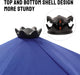 CROWN SHADES 9Ft Patio Umbrella Olefin Slot-Lock Double-Layer Design