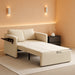 Oversize 45 Inch Sleeper Chair Bed With Wing Table Beige