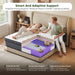 Twin Mattress10 Inch: Medium Firm Hybrid Twin Size Mattress for Contour Comfort, Spine Support, Pressure Relief, Memory Foam and Zoned Pocket Springs Twin Bed Mattress in a Box, Certipur-Us