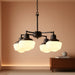 Oil Rubbed Bronze Four Light Convertible Chandelier