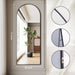 34"X76" Large Mirror Full Length,Nano Glass Oversized Floor Mirror, Arched Full Length Mirrors,Large Standing Mirror,Black Arched Mirrors