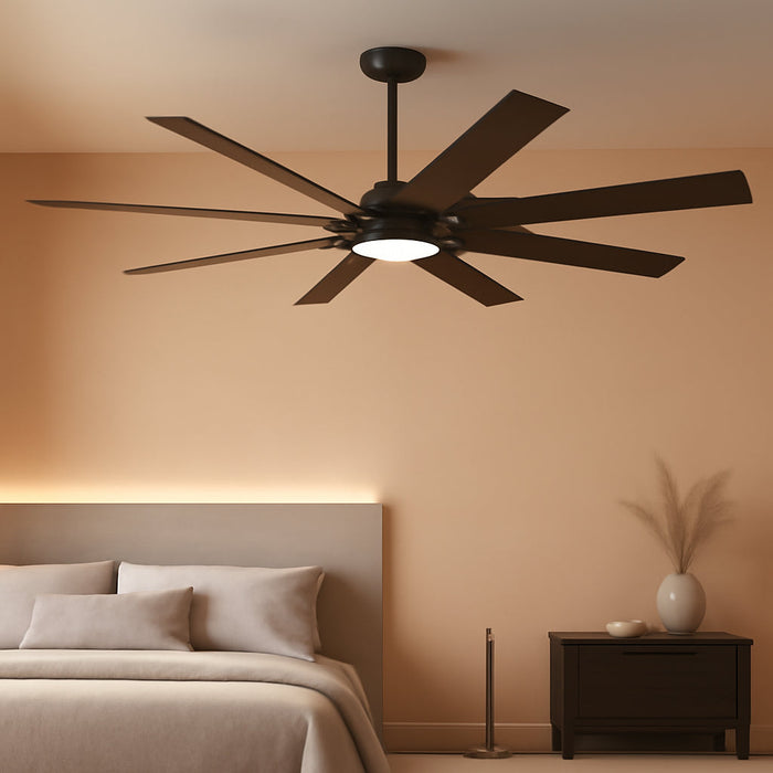 72 Inch Ceiling Fans with Lights,Large Ceiling Fan with Light and Remote Control, Dimmable, 3CCT, Quiet, Black Modern Ceiling Fan for Living Room, Bedroom, Kitchen, Patio, Farmhouse, Indoor/Outdoor