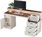 65" Home Office Desk with Drawers and Storage, Large Computer Desk