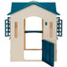 Playhouse, Kids Toys Houses Easy Assembly, with Working Door, 2 Windows with Working Shutters, a Mail Slot and Flag Holder