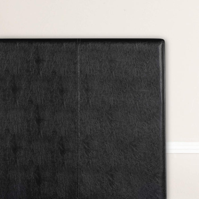 Jade Faux Leather Upholstered Platform Bed Frame, Mattress Foundation with Wood Slat Support, No Box Spring Needed, Easy Assembly, Queen