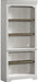 Set of 3 Wooden Bookcases in White and Oak Finish