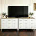 Wide TV Stand Modern TV Console, 9 Drawers Dresser for Bedroom