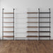 Matte White IndustrialGrade Bookshelf With Six Shelves