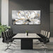 Large Canvas Wall Art White Flower Painting 30X60 Inch Black Art for Living Room Bedroom Office Home Wall Accents