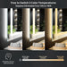 50"X40" LED Bathroom Mirror with Lights, Anti-Fog, Backlit+Frontlit