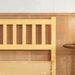 Wood King Bed Frame with Headboard, Minimalist Style Bedroom