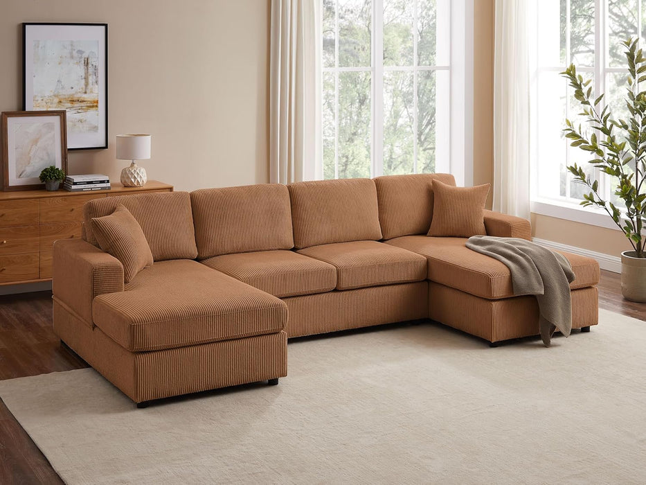 Oversized U-Shaped Sectional Sofa with Chaise