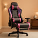 Gaming Chair with Footrest Speakers Video Game Chair Bluetooth Music Heavy Duty Ergonomic Computer Office Desk Chair (Colorful)