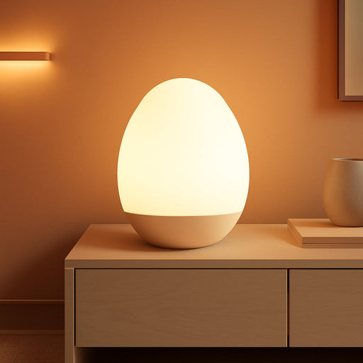 Egg Night Light for Nursery: Baby Night Lights Tap Lamp Stepless Dimming with Warm White and 7 RGB Colors Rechargeable Portable for Infant and Kids Bedroom Breastfeeding Sleep Aid