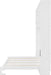 White Queen Murphy Wall Bed With BuiltInStorageSolutions