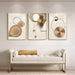 Large Framed Modern Luxury Gold Wall Art for Living Room, 3 Piece 24X36 in | Bright Style Art Prints, Golden Geometric Pictures, Crystal Coating Wall Art, Fade Resistance Prints for Bedroom Dining Room