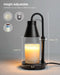 2 Pack Candle Warmer Lamp - Adjustable Height Candle Lamp Warmer, Stepless Dimming Function, Metal Candle Lamp for Jar Candles, No Flame Scented Candle Warmer with 2 Bulbs, Gifts for Mom