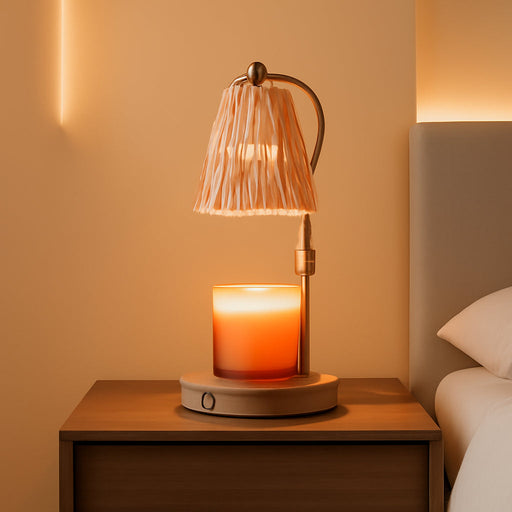 Candle Warmer Lamp with Timer and Dimmable, Candle Lamp Warmer for Mom Birthday Gifts, Elegant Design Electric Candle Warmers for Aromatherapy, Portable Wax Warmer Lamp