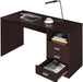 Classic Computer Desk with Multiple Drawers, 29.5" X 23.6" X 51.2", Wenge