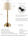 Portables Cordless Table Lamp, Fabric Shade Desk Lamp, 4000Mah Rechargeable Battery Powered Lighting, Dimmable Light for Dining Room, Bedroom, Bedside, Bar, Night Light, Camping, Balcony (Gold)