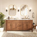 24"X36" Gold Foil Scalloped Decorative Wall Mirror