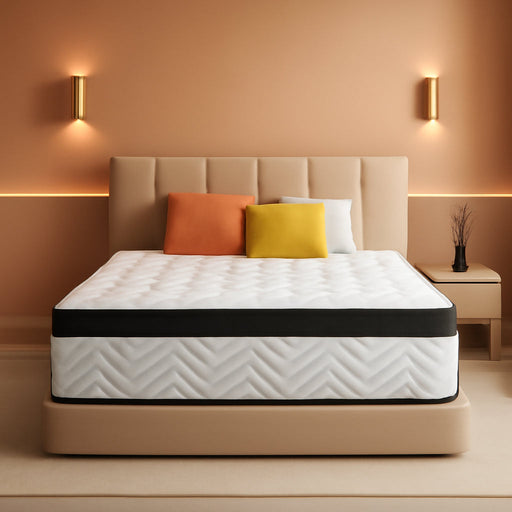 Queen 12Inch Hybrid Mattress With UltraMemory Foam