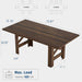 Wood Farmhouse Dining Table for 6-8, Heavy Duty Large Kitchen Table, 70.87" Long Rectangular Dining Room Tables with Strong Legs, Thickness Tabletop, for Big Family, Dinette, Natural