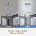 Crystal Ring Pendant Chandelier Cool White Lighting