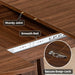 Extendable round Dining Table for 4-8, Modern Kitchen Oval Dinner Table with Storage Shelf, Wood Pedestal Table, Space Saving Modern Style, Brown
