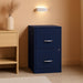 2-Drawer File Cabinet, 14.2" X 18" X 24.5", Navy