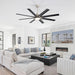 Smart Reversible Ceiling Fan With Integrated Lighting