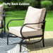 Tapasi 9 - Person Patio Conversation Set with Swivel Lounge Chairs & Optional Firepit Table