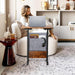 Height Adjustable Standing Desk with Storage Bag Widths16 in Length 24 In, Portable Rolling Mobile Stand up Table with Wheels, 360 Degree Flip Laptop Computer Desk for Home Office, Rustic Brown
